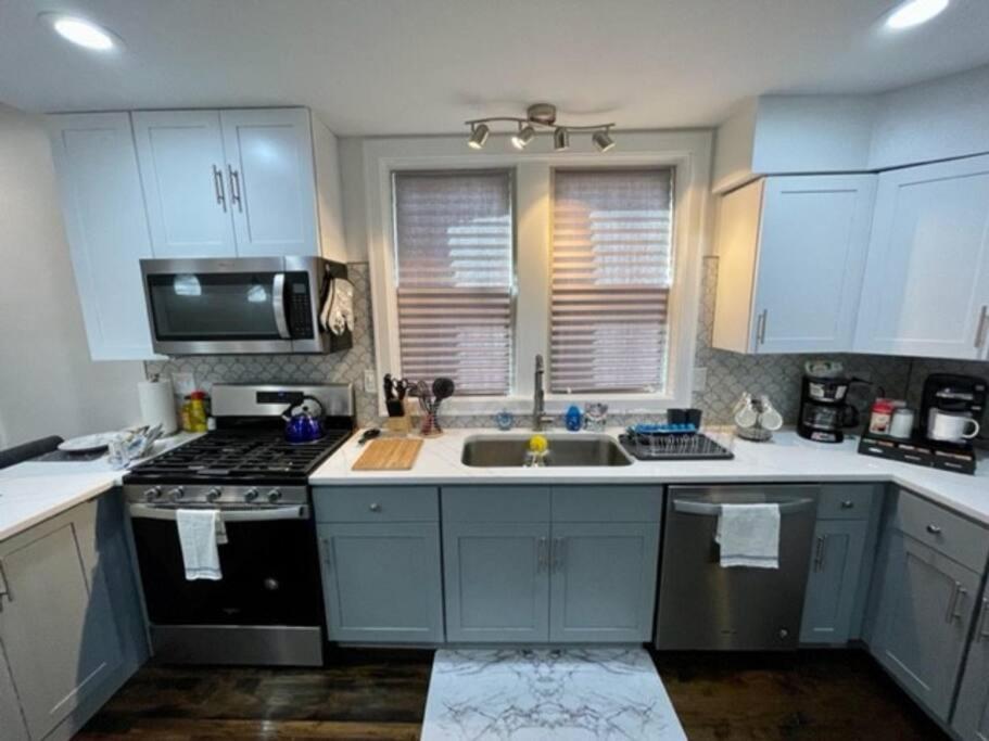 The Blue Golden Luxury Modern 3- Bedroom Apartment In Chicago Dış mekan fotoğraf