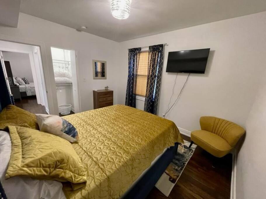 The Blue Golden Luxury Modern 3- Bedroom Apartment In Chicago Dış mekan fotoğraf